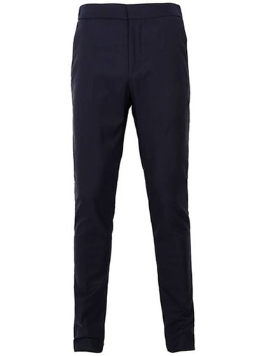 Leisure City Silk Wool Straight Pants Navy - LORO PIANA - BALAAN 1