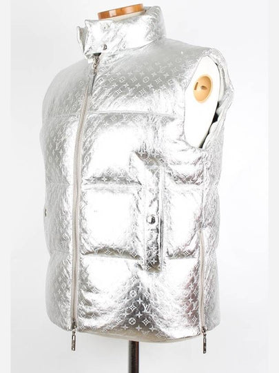 Silver embossed monogram vest 38size - LOUIS VUITTON - BALAAN 2