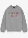 Fleece Crew Neck Dark Heather 192BT246261F - FEAR OF GOD ESSENTIALS - BALAAN 1