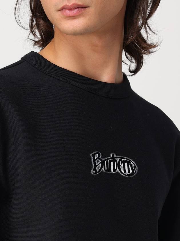 Logo Crew Neck Sweatshirt Coal - BURBERRY - BALAAN 6