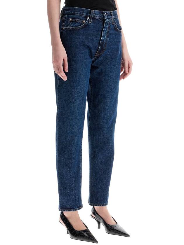 Twist Seam Straight Jeans Blue - TOTEME - BALAAN 3