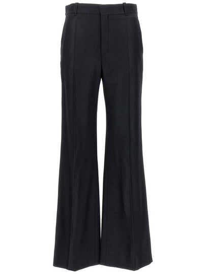 23 fw Wool Silk Blend Flare Leg Trousers CHC23WPA11065001 B0710745893 - CHLOE - BALAAN 2