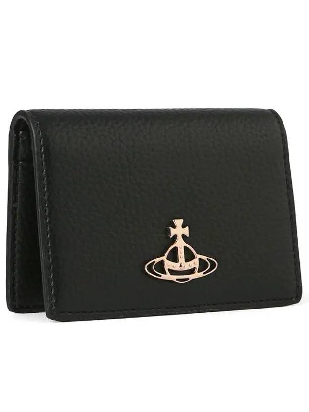 ORB Logo Card Wallet Black - VIVIENNE WESTWOOD - BALAAN 5