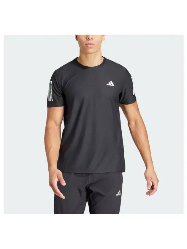 Own The Run Basic Short Sleeve T-Shirt Black - ADIDAS - BALAAN 2