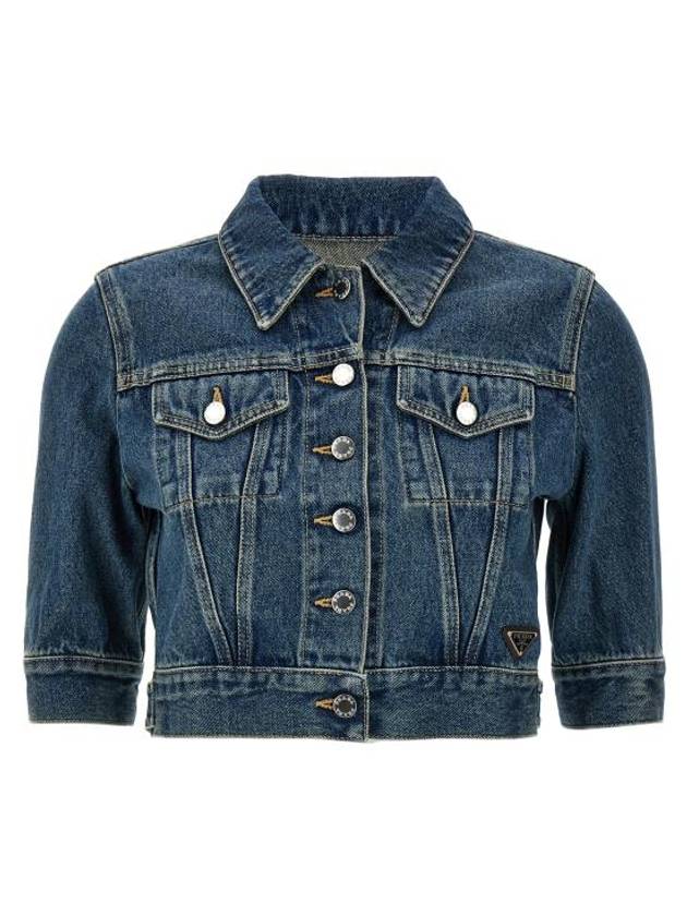 Denim Jacket GFB316SOOO 12OY F0008 BLU - PRADA - BALAAN 2