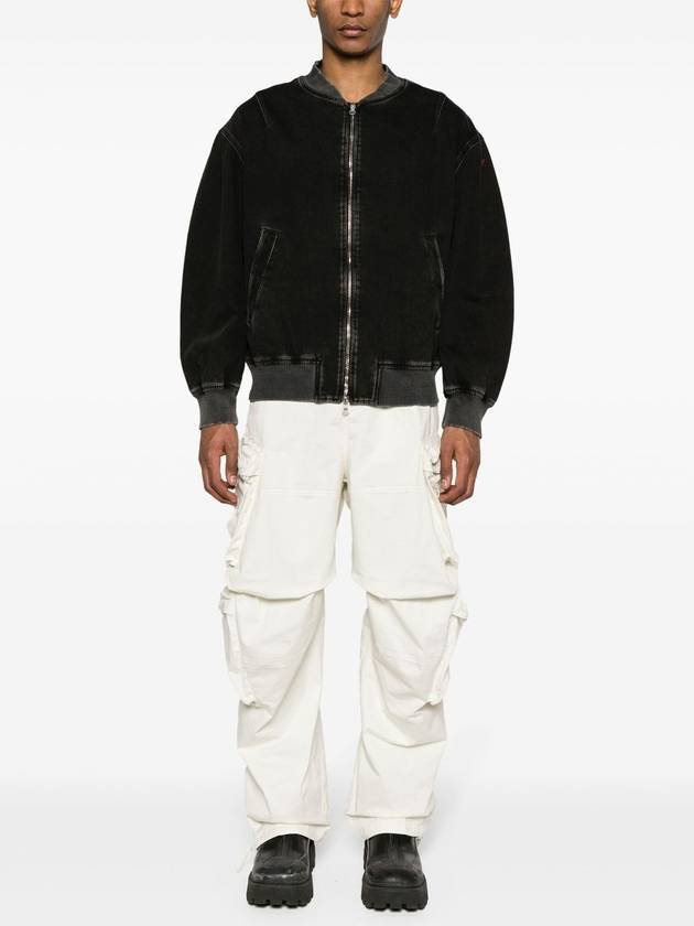 D-Vinz Bomber Jacket Black - DIESEL - BALAAN 3