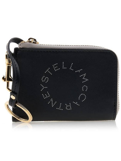 Two-Tone Alter Napa Card Wallet Black - STELLA MCCARTNEY - BALAAN 2