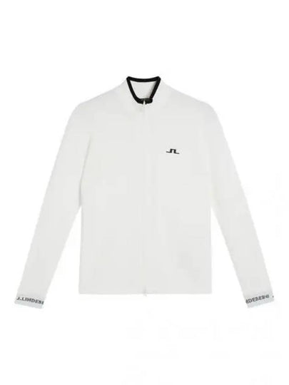 Almaida Full Zip Knit Top White - J.LINDEBERG - BALAAN 2