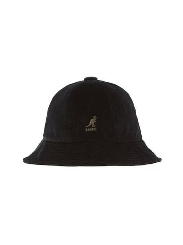 K5349 BLACK Casual Corduroy Bucket Hat - KANGOL - BALAAN 1