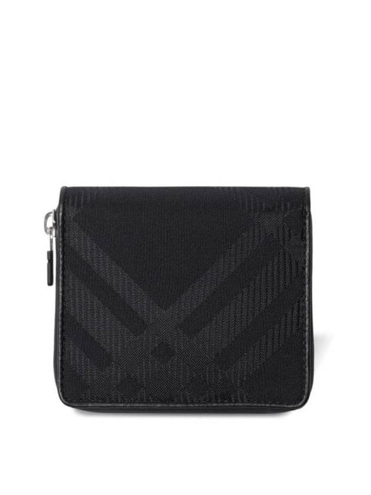 check pattern leather wallet 8083404 - BURBERRY - BALAAN 1