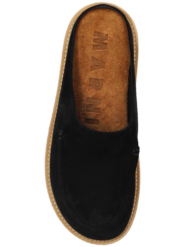 Marni Suede Slippers, Men's, Black - MARNI - BALAAN 6