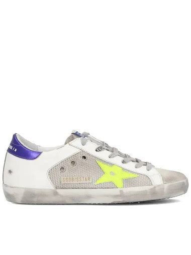 Superstar Classic Low Top Sneakers Purple Yellow White - GOLDEN GOOSE - BALAAN 1