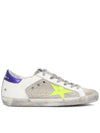 Superstar Classic Low Top Sneakers Purple Yellow White - GOLDEN GOOSE - BALAAN 1