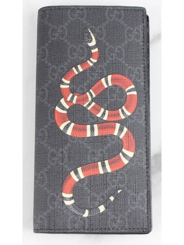 Kingsnake long wallet black - GUCCI - BALAAN 3