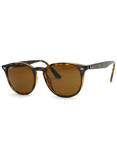 Eyewear Round Hornrim Sunglasses Brown - RAY-BAN - BALAAN 2