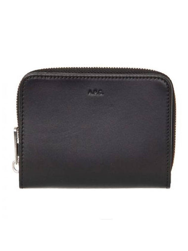 Emmanuel Compact Half Wallet Black - A.P.C. - BALAAN 1