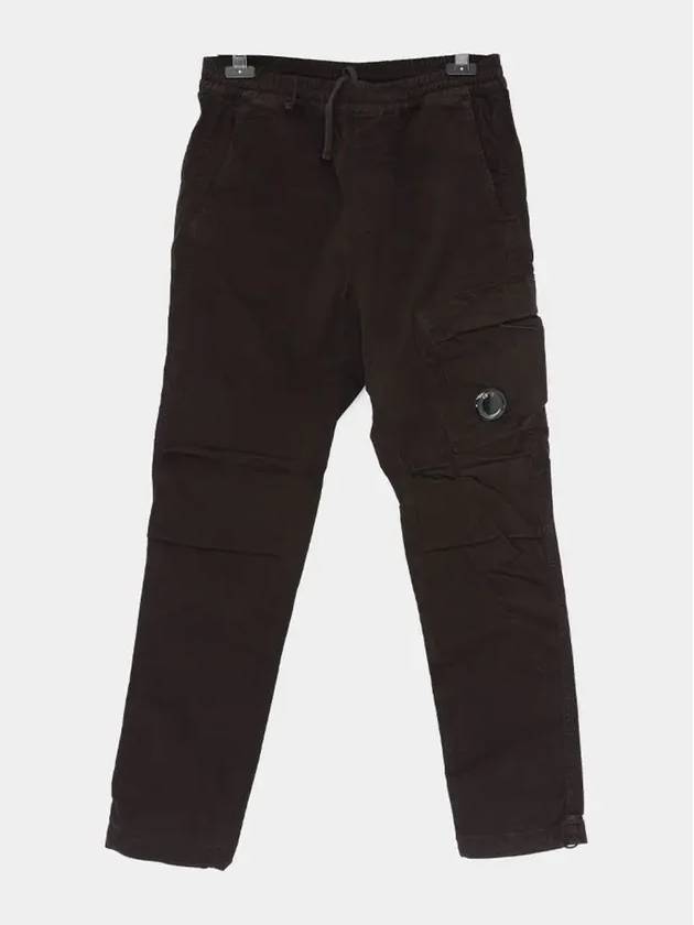 Lens Detail Tapered Straight Pants Black - CP COMPANY - BALAAN 4