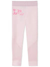 12th Anniversary Kids Star Print Leggings Pink 8038495 - BURBERRY - BALAAN 3