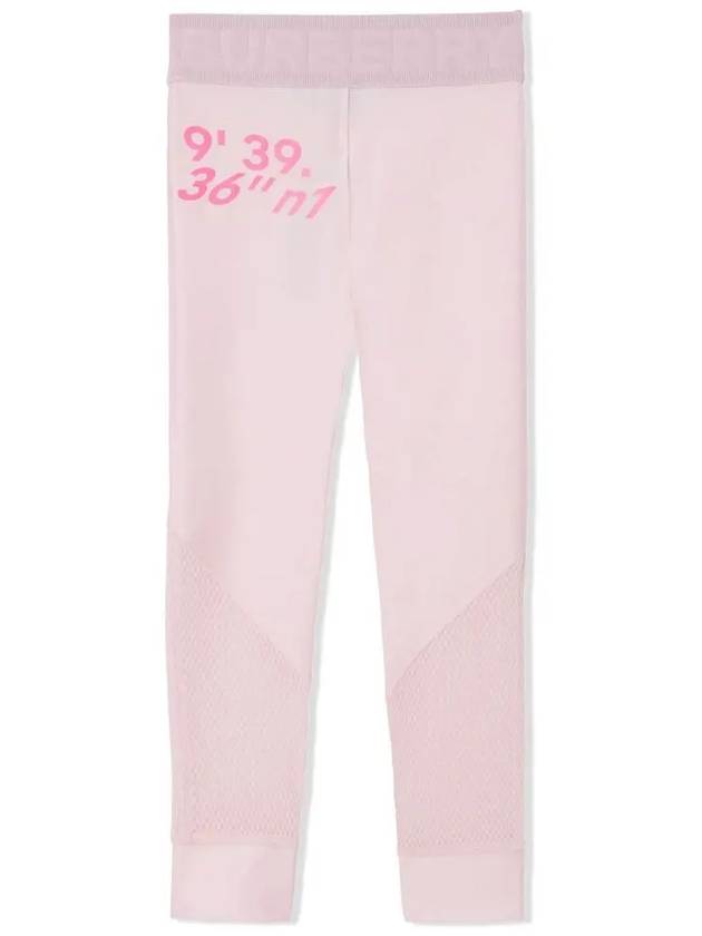 12th Anniversary Kids Star Print Leggings Pink 8038495 - BURBERRY - BALAAN 3