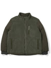 Reversible fleece down jacket KHAKI MAN - MALBON GOLF - BALAAN 3