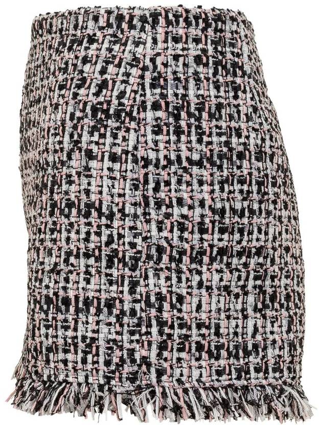 Women's Fringed Boucle Shorts - SELF PORTRAIT - BALAAN 4