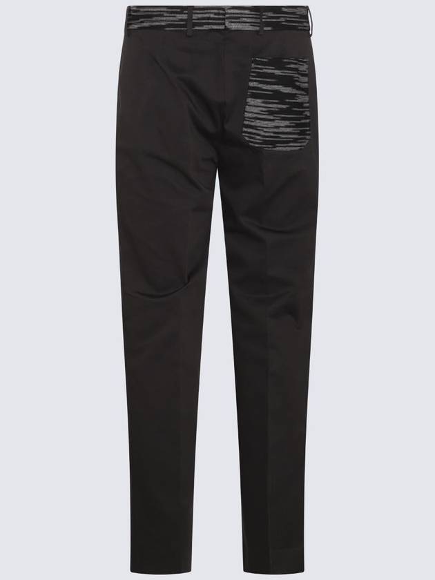 Missoni Black Cotton Stretch Pants - MISSONI - BALAAN 2