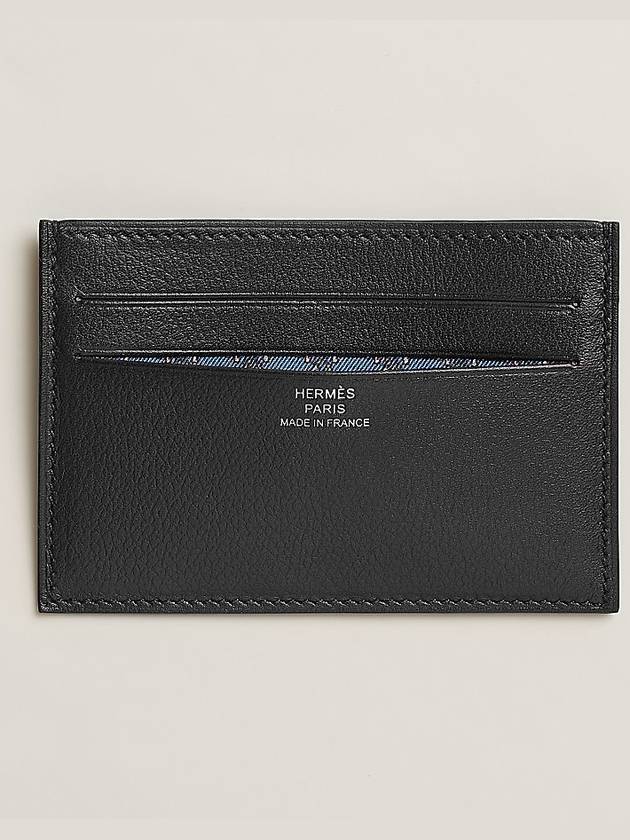 Citizen Twill Card Wallet Black - HERMES - BALAAN 2