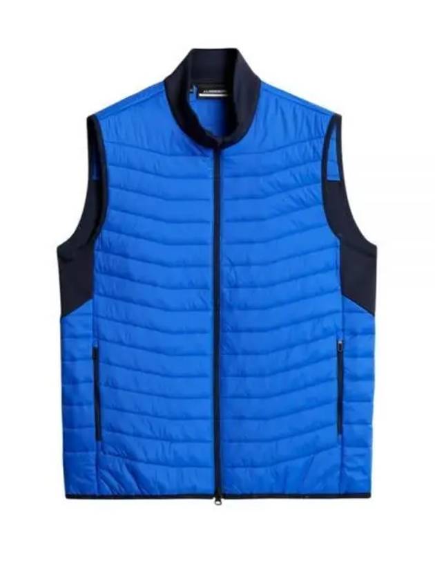 Men's Holden Quilt Hybrid Vest Club Blue - J.LINDEBERG - BALAAN 2