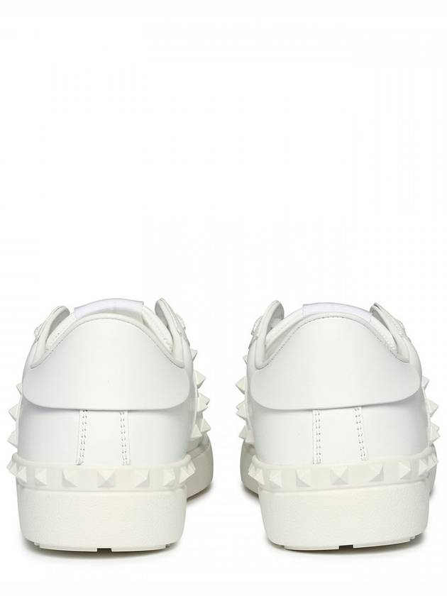 Rockstud Untitled Low-Top Sneakers White - VALENTINO - BALAAN 6