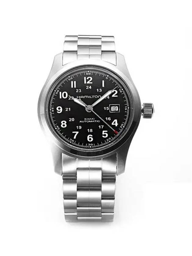 Khaki Field Automatic 42mm Metal Watch Silver - HAMILTON - BALAAN 3