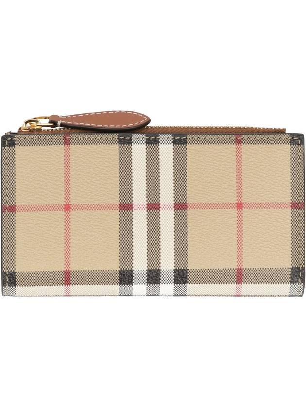 Check Bifold Wallet Beige - BURBERRY - BALAAN 3