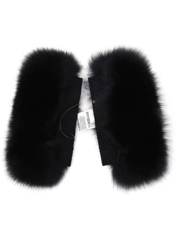 Susanna fur cuff black - MAX MARA - BALAAN 1