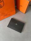 Citizen Twill Card Wallet Vert Bronze - HERMES - BALAAN 5