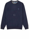 Logo Basic Pullover Knit Top Navy - POLO RALPH LAUREN - BALAAN 2