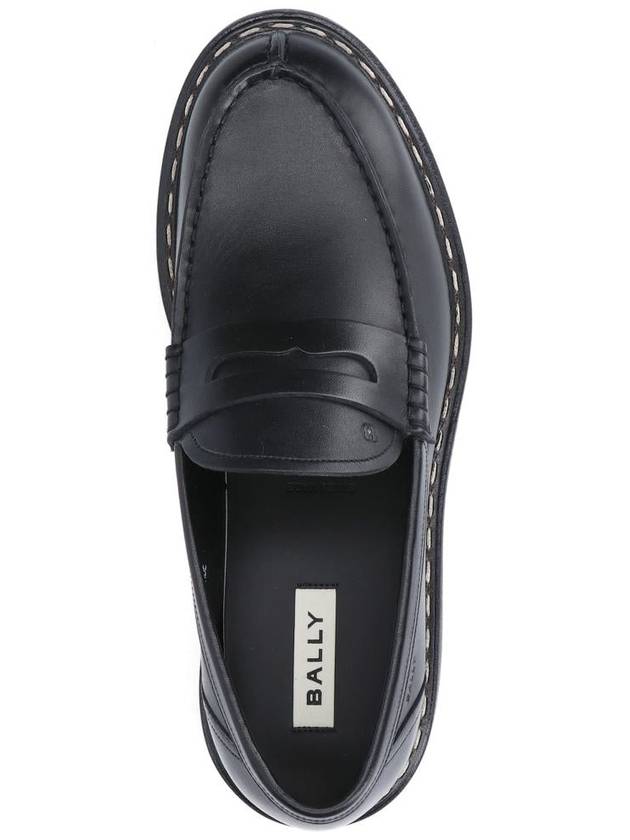 Necko Penny Loafer Black - BALLY - BALAAN 6