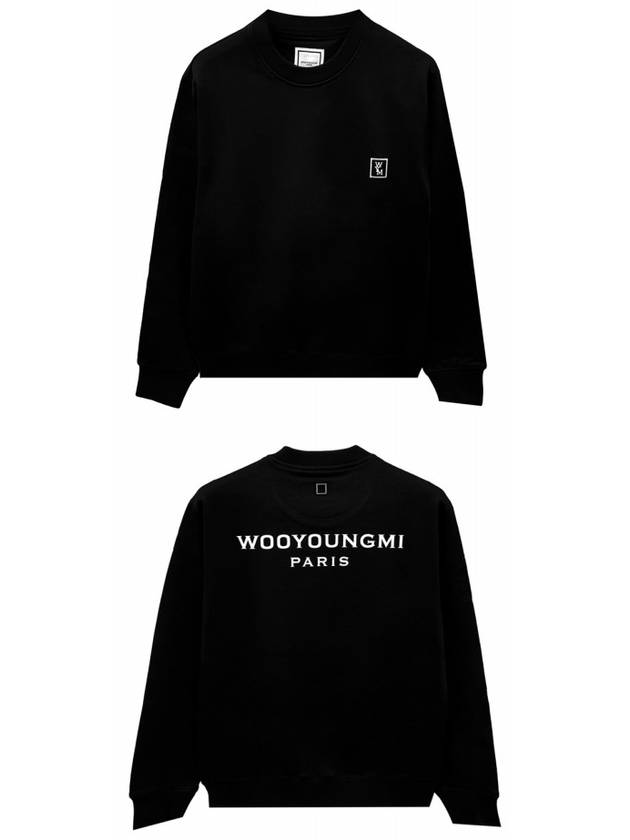 Back Logo Sweatshirt Black - WOOYOUNGMI - BALAAN 5