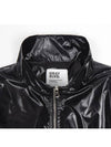 Miel Glossy Leather Jacket Black - GRAYBLVD - BALAAN 5