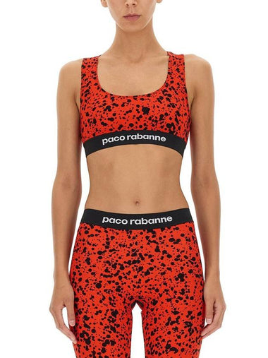 Paco Rabanne Top With Logoed Band - PACO RABANNE - BALAAN 1