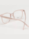 Glasses frame CL5010IN 072 square horn rim transparent pink overfit - CELINE - BALAAN 4