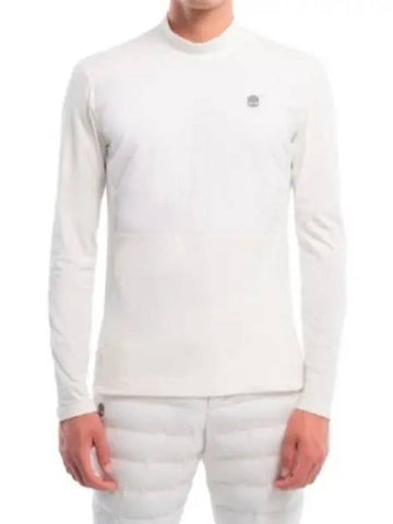 Tech Skull Roll Neck Long Sleeve T-Shirt White - HYDROGEN - BALAAN 1