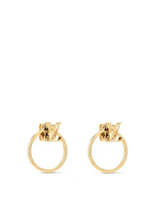 LV Eclipse Earrings Gold - LOUIS VUITTON - BALAAN 4