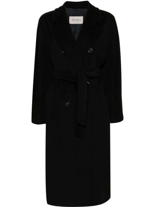 Madame Virgin Wool Cashmere Black Women s Coat 21018011600 003 - MAX MARA - BALAAN 1