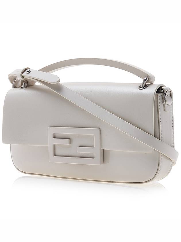 Baguette Phone Pouch Cross Bag White - FENDI - BALAAN 3