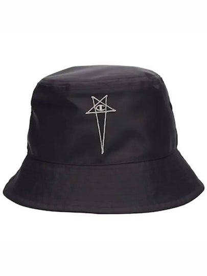 Champion Edition Logo Patch Bucket Hat Black - RICK OWENS - BALAAN 2