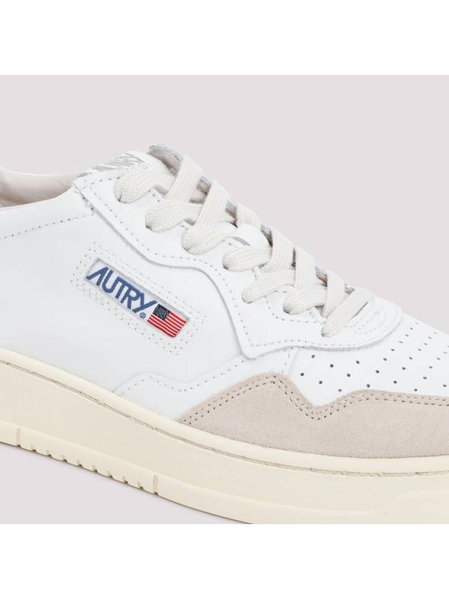 Medalist Suede Low Top Sneakers White - AUTRY - BALAAN 5