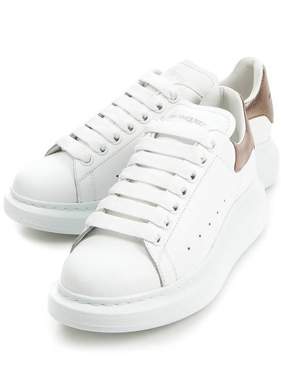 Oversized Low Top Sneakers White Rose Gold - ALEXANDER MCQUEEN - BALAAN 2