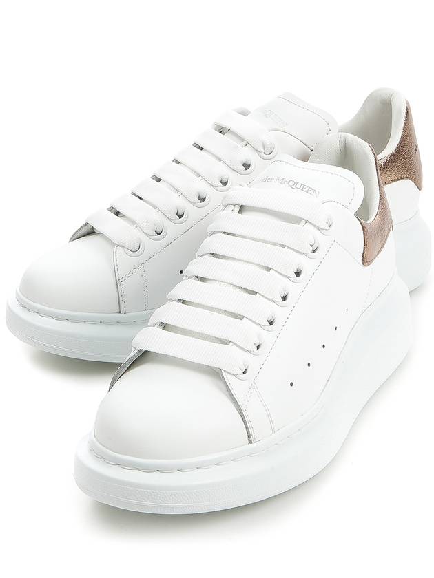 Oversized Low Top Sneakers White Rose Gold - ALEXANDER MCQUEEN - BALAAN 2