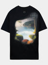 Women s Blur Graphic T Shirt Black 201368 - WOOYOUNGMI - BALAAN 2