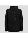 Lens Wappen Nylon Hooded Jacket Black - CP COMPANY - BALAAN 2