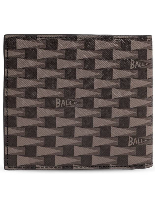 Logo Print Half Wallet Brown - BALLY - BALAAN 2